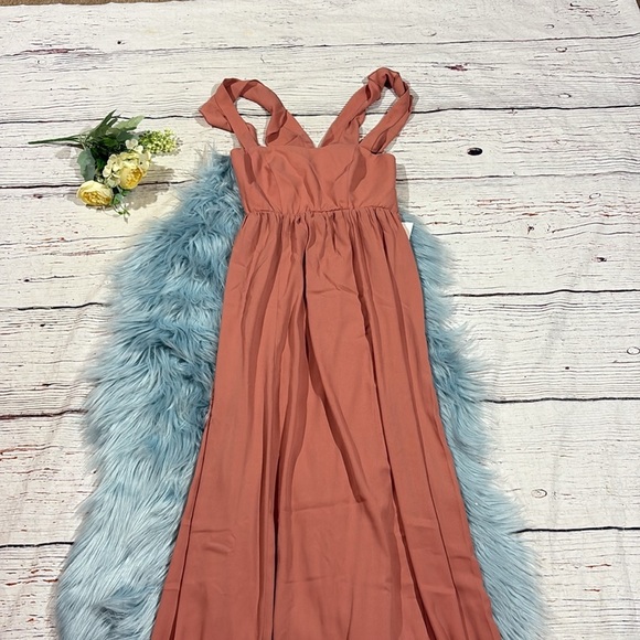 NWT Show Me Your Mumu June Maxi Dress in Rustic Mauve Crisp - Picture 5 of 9